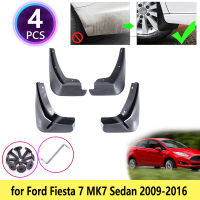 for Ford Fiesta 7 MK7 Saloon Sedan 2009 2010 2011 2012 2013 2014 2015 2016 Mudguards Mudflaps Fender Guards Splash Accessories