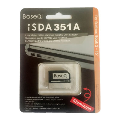 Original BaseQi Aluminum Memory Card Reader 351A For Sur2 15inch Increase Storage