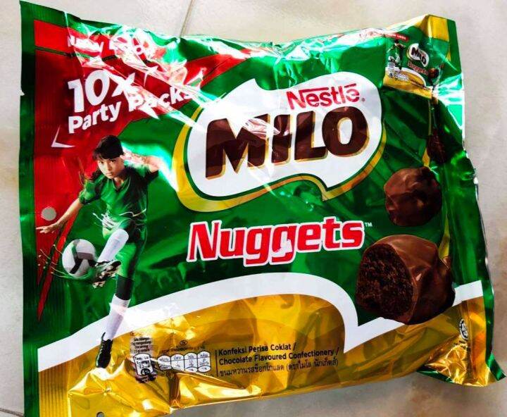 milo-nuggets-ไมโล-ช็อกโกแลตนักเก็ต-10ซอง