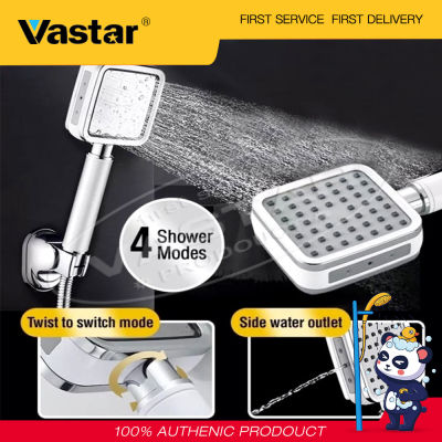 Vastar หัวฝักบัวปรับได้4โหมด,หัวฝักบัวแรงดันน้ำสูงรุ่นใหม่