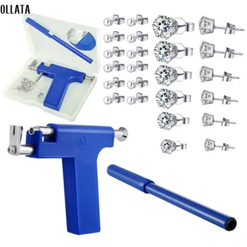 Stainless Steel Body Piercing Tool Kit Professional Ear Nose Navel Piercing  Machine 