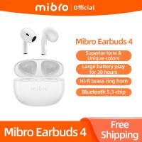 Mibro Earbuds4 Bluetooth Earphone Wireless Headphone Touch Control Waterproof ENC HD Call Cancellation Mini Sports TWS Headset Over The Ear Headphones