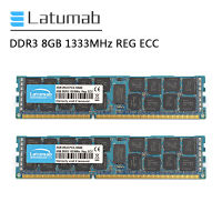 Latumab RAM DDR3 16G (2X8GB) หน่วยความจำเซิร์ฟเวอร์1333MHz PC3-10600 REG ECCโมดูลหน่วยความจำภายในDDR3