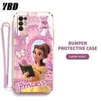 YBD เคสโทรศัพท์ สำหรับ Infinix Tecno Pova 2 Neo Pova 3 Pova 4 Pro Tecno LE7n LE6 LE6h LG7n LG6n LG8n ตุ๊กตาบาร์บี้ลายหมีน้อยน่ารักซิลิโคนนิ่มเคลือบโลหะด้วยฟรีสายคล้อง