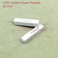 (5pcs/lot) 20W 30 ohms Ceramic Cement Power Resistor 30ohm TOL 5 Resistors