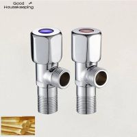 G1/2x1/2 Brass Thickened Angle Valve Faucet Water Heater Universal Water stop valve Extended Thread Cold/Hot Water Inlet Valve