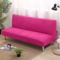 Solid Color Sofa Bed Covers Without Armrest Elastic Tight Wrap Couch Cover Stretch Flexible Slipcovers Sofa For Banquet Ho2023