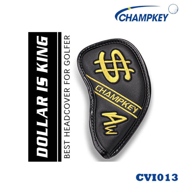 ปลอกหุ้มหัวไม้กอล์ฟ-champkey-ลาย-money-สีดำ-cvi013-cover-iron-ขนาด-3-4-5-6-7-8-9-p-a-s