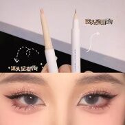 Bút Gel Kẻ Mắt Tằm Hai Đầu Màu Nude Sáng Lấp Lánh Màu Bạc Hà Ngọt Ngào Bút