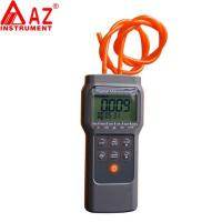 Handheld Digital Differential เครื่องวัดความดัน Manometer ช่วง103.42KPa 15PSI 11หน่วยเลือกหน่วยความจำ99จุด AZ82152