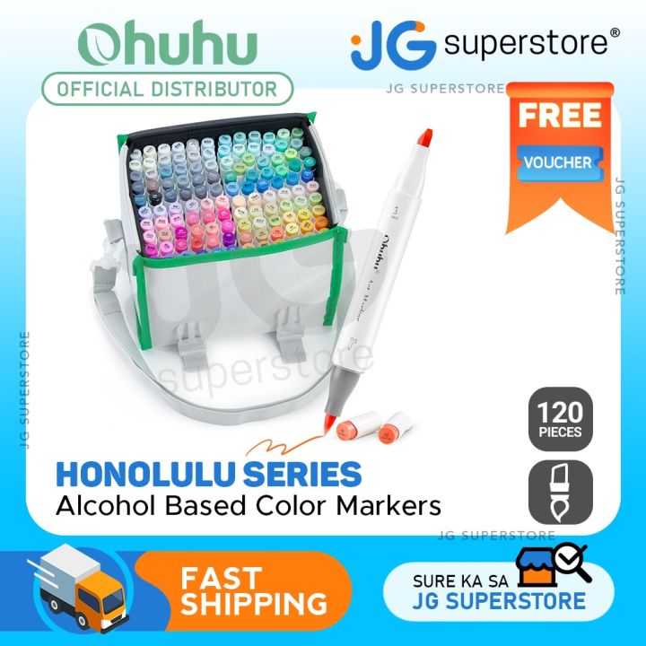 Best Deal for Ohuhu Honolulu Alcohol Markers Brush Tip 96 Pastel