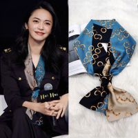 Fashion all-match Korean scarf thin silk narrow scarf