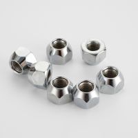 Key 21mm  Height 16mm Lug Nuts 8 pcs   M12*1.5 ，M12*1.25， M14*1.5 ，1/2-20，Wheel Trailer Lugs Tire Acorn Nut Silver Lug Nuts Open Nails Screws Fastener