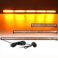 36W to 144W COB LED Traffic Adviser Emergency Warning Safety Signal Strobe Light Bar Amber Yellow Red Blue For Tow Plow Truck