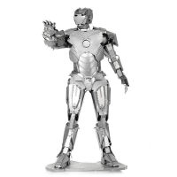 3D Metal model Iron Man สีเงิน ของเล่นตัวต่อโมเดลไอรอนแมน