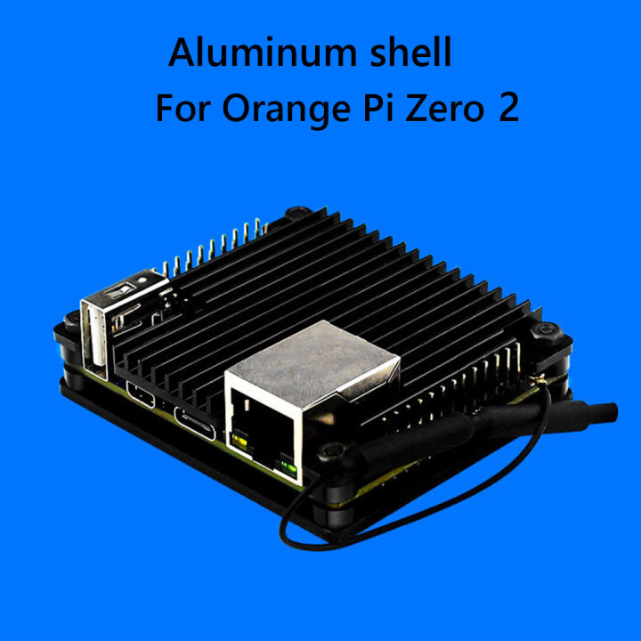 สำหรับ-orange-pi-zero-orange-pi-zero-2เคสอลูมิเนียม-passive-cooling-สีดำ