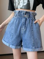 【hot】 TIGENA M-6XL Denim Shorts for 2023 Korean All-match Elastic Waist Jeans Female Short Pants