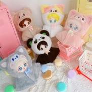 10cm Cute Doll Accessories Cartoon Cloak Cat Panda Fox Bear Shiba Inu
