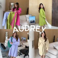 12FEBRUARY | AUDREY DRESS เดรสทรง oversize เนื้อผ้าเบาสบาย แถมฟรีผ้าผูกเอวเข้าชุด