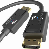 KabelDirekt – 10ft – DisplayPort Cable, DP 1.4, VESA-Certified (8K at 60Hz, 144Hz, HDR10 – Ideal for Gaming Monitors, FreeSync/G-SYNC, Officially Tested to VESA Standards, Black) 10 feet