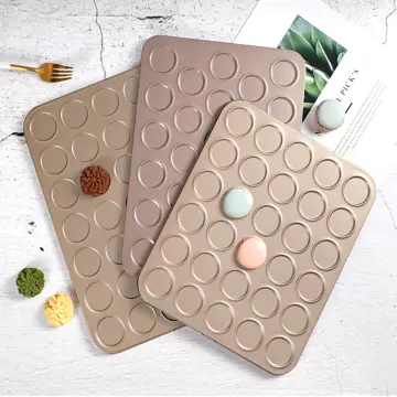 1pc 30 Circles Macaron Silicone Baking Mat, Non-stick Cookie Sheet