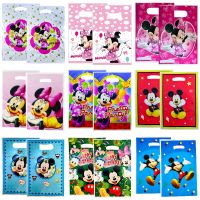 10pcs Mickey Minnie Handle Birthday Decoration Thanks