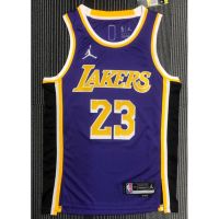 【Hot Pressed】2022 2023NBA Jerseys Los Angeles Lakers No. 23 James Purple Basketball Jersey