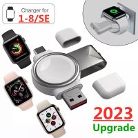 Portable Magnetic Wireless Charger for IWatch 8 7 6 SE 5 4 3 2 Fast Charging Dock Station USB Cable for Apple Watch USB Type C