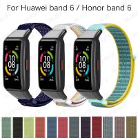 [SOSO 3C accessories] สายรัดไนลอนสำหรับ Huawei Band 6 /Honor Sport Woven Bracelet อุปกรณ์เสริมสายรัดทดแทน