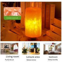 Himalayas Crystal Salt Lamp Air Purifier Decorative Bedside Table Lamp Ornament