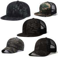 Snapback พรางหมวกสำหรับผู้ชายที่มีคุณภาพสูงแฟชั่นฮิปฮอปแผงหมวกกลางแจ้งกีฬาหมวกเบสบอลผู้ชาย