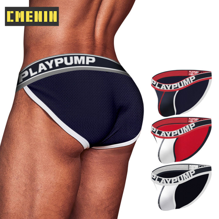 cmenin-playpump-กางเกงในผ้าฝ้าย-jockstrap-กางเกงในชายสะโพกยกชุดชั้นในชายเซ็กซี่ชุดชั้นในกางเกงในชายกางเกงเสื้อผ้า-pp9103