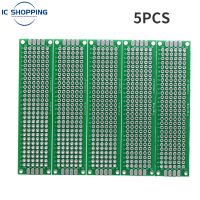 【YF】✹☢  5PCS 2x8 2x8cm Sided Prototype PCB Tin-plated Board Experiment Hole Bread 2.54mm