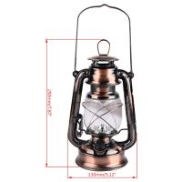 Vintage LED Lamp Lantern Energy Saving Handheld Flashlight with Hanging Hook Dropshipping