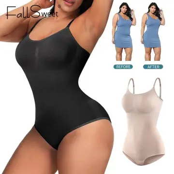 Seamless shapewear bodysuit for women tummy control butt lifter body shaper  invisible under dress slimming strap thong underwear