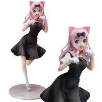 KAVVEN PVC หูแมวอนิเมะญี่ปุ่น,22CM Love Is War Figure Shinomiya Kaguya ตุ๊กตาขยับแขนขาได้ Fujwara Chika