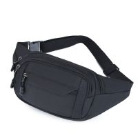 【Lanse store】Litthing Men Waist Bag Women Simple Leisure Fashion Oxford Waist Packs Ladies Waist Bags Designer Mobile Phone Pouch 2022