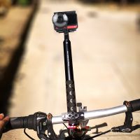 กล้องสำหรับรถจักรยานยนต์ยึดขาตั้งกล้องแบบขาเดียวสำหรับยึด Insta360 Gopro และอุปกรณ์เสริมไม้เซลฟี่ที่มองไม่เห็นสำหรับจักรยานหนึ่ง X2