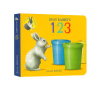 Original English Picture Book Little Rabbit series gray rabbitsS 123 large paperboard book little rabbit learns numbers basic cognitive enlightenment of children aged 0-6