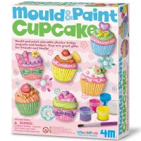 4M Mould &amp; Paint - Cup Cake ชุดของเล่นศิลปะ ปูนปั้น ระบายสี รูปคัพเค้ก ในชุดประกอบด้วย อุปกรณ์ทำปูนปั้น พร้อมสีระบายสดใส