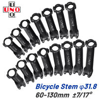 UNO Ultralight Bike Stem 7 17 Degree MTB Road Bicycle Stem 31.8mm 0130mm Mountain MTB Bicycle Power Parts