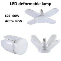 หลอดไฟ LED 230V สำหรับหลอดไฟ LED โรงรถ E27เปลี่ยนรูปได้ AC220V พัดลม B22 110V ของขวัญที่เปลี่ยนรูปได้60W หลอดไฟ LED หลอดไฟ