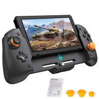 For Nintendo Switch Handheld Controller Grip Console Gamepad Double Motor Vibration Built-in 6-Axis Gyro Sweat-Proof Design Controllers