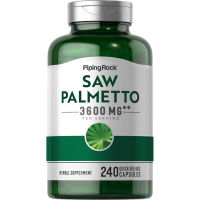 ของแท้จริงๆ Saw Palmetto 3,600 mg. (240เม็ด) ปาล์มใบเลื่อย บำรุงต่อมลูกหมาก ผมร่วง ผมบาง หัวล้าน จากกรรมพันธุ์