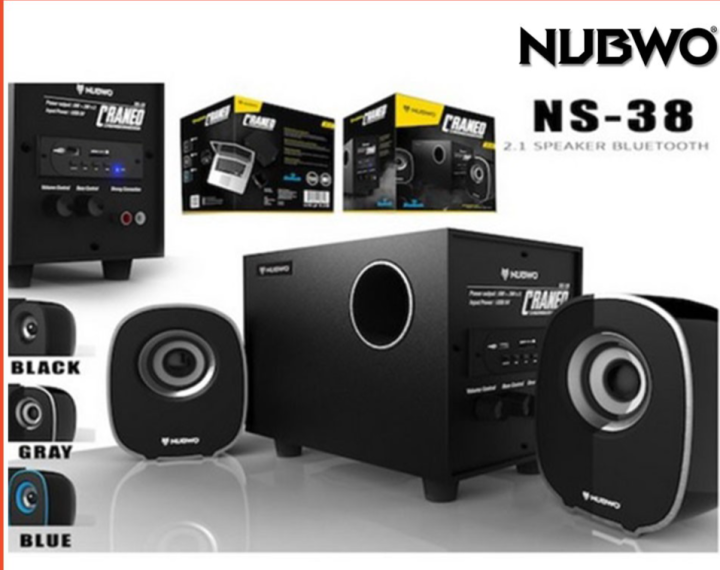 ลำโพง NUBWO Speaker Bluetooth Nubwo NS38 Lazada.co.th