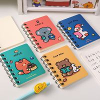 Kawaii Cute Cartoon Animals Mini Spiral A7 Notebook Daily Weekly Planner Blank Paper Note book Time Organizer School Supplies