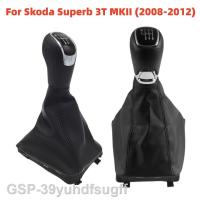 202339Yuhdfsugff สำหรับ Skoda MKII 2008 2009 2010 2011 2012แต่งหัวเกียร์คอผ้าคลุมกันฝุ่นปลอกหุ้มรองเท้า