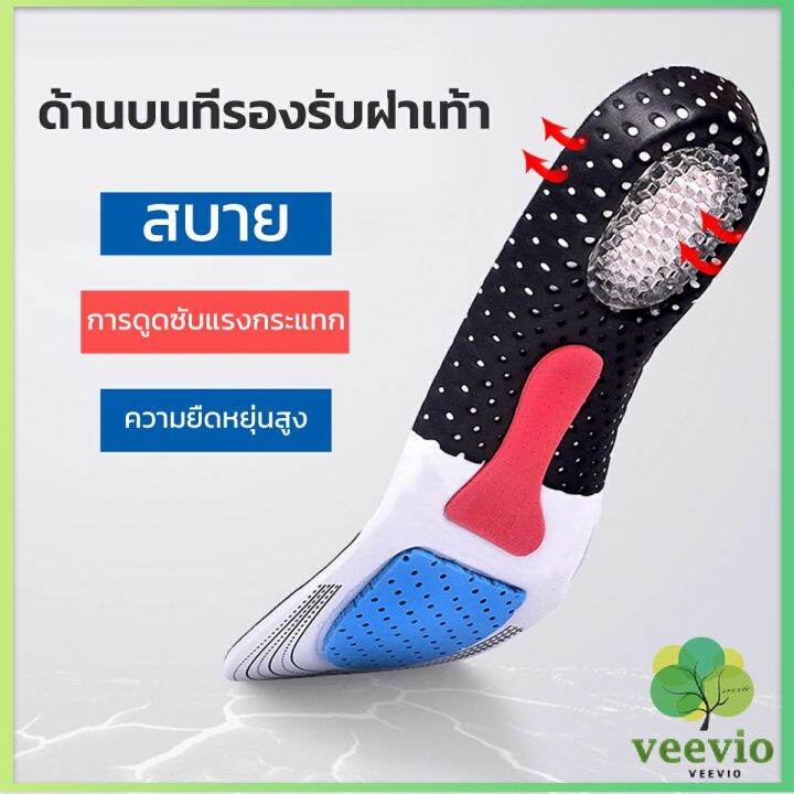 veevio-แผ่นพื้นรอง-ระบายอากาศได้ดี-ซับเหงื่อ-ดูดซับแรงกระแทก-แบบนิ่ม-สําหรับรองเท้ากีฬา-insole