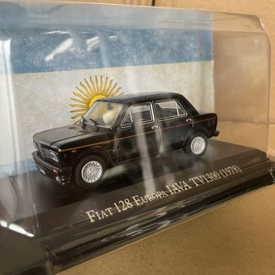 Die Cast 1:43 Scale Fiat 128 Iava Tv1300 1978 Simulation Alloy Car Model Souvenir Collect Metal Toys Gift Static Display Flawed