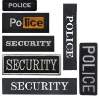 hotx【DT】 POLICE SECURITY Embroidery Sticker Chest Strip and with Patches for Clothing
